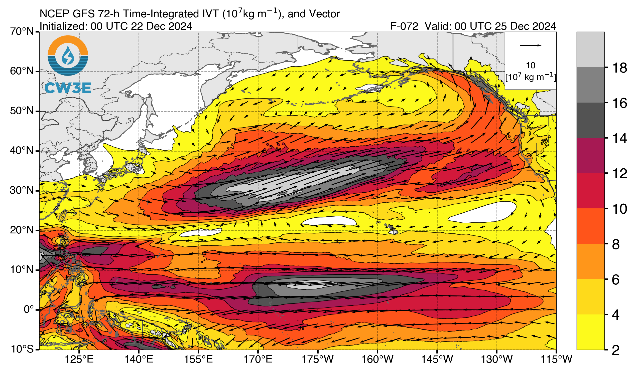 North Pacific GFS TIVT