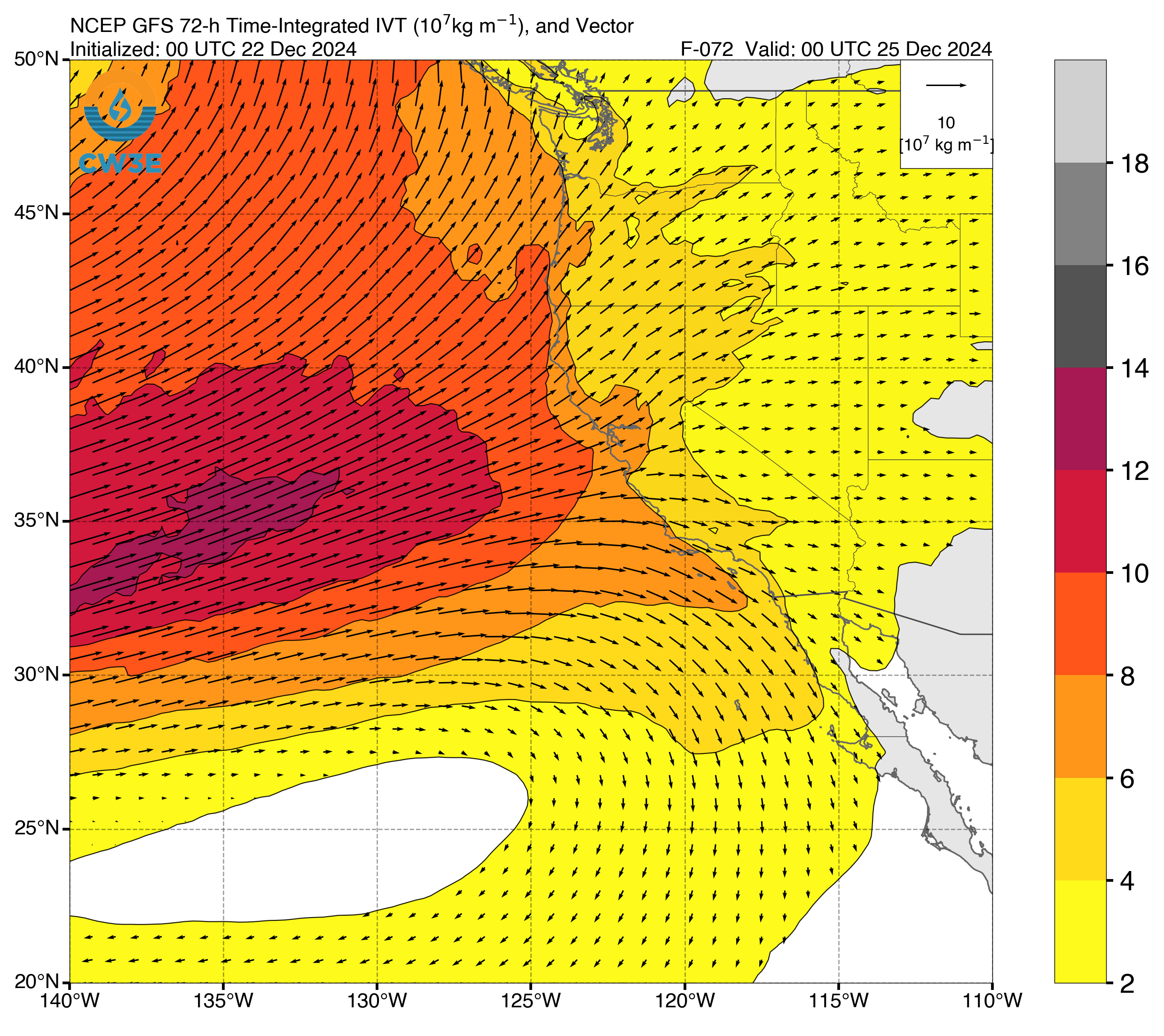 U.S. West Coast GFS TIVT