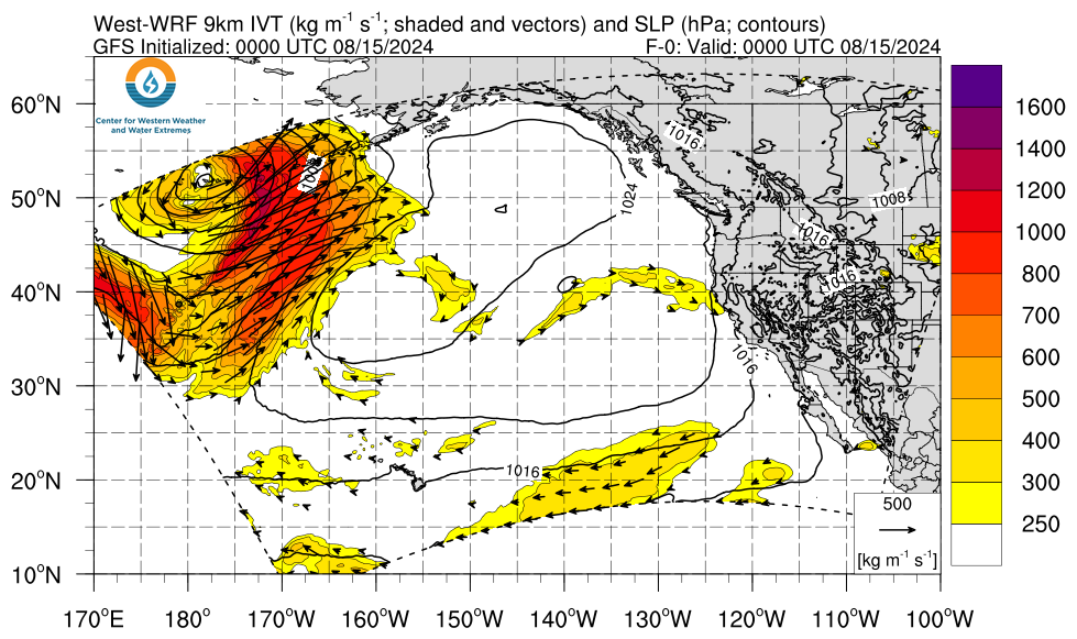 Northeast Pacific WWRF IVT